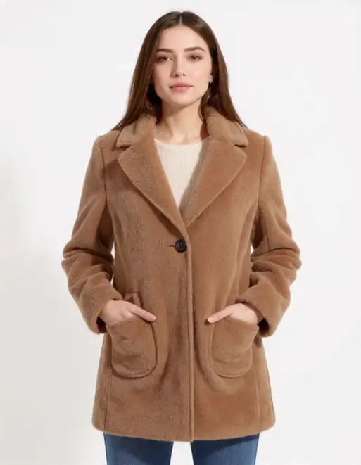 Abrigo "Soft Texture" Solapa